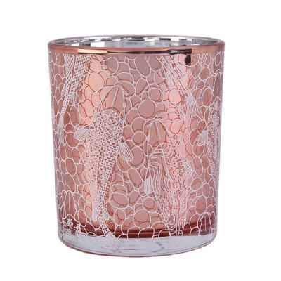 copper mug glass container candle jar