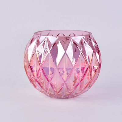 Wholesale round glass candle jars in bulk
