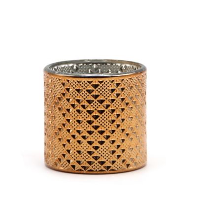 Unique Candle Container Candle Jars Glass Holder Brown Candle Jar