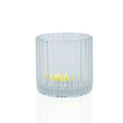 Wholesale Custom 197g Candle Jars Small Tealight Glass Candle Holder Glass for Home Decor