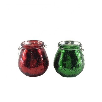 Christmas bauble candle holder with snowflake and Internal plating candle holder