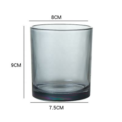 Glass jars for candle making decorative candle jars