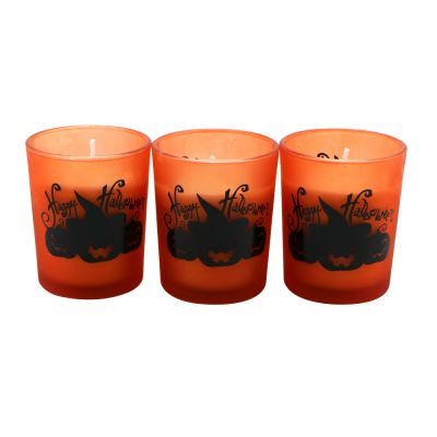 custom logo Private Label Scented glass Candles With wooden Lid