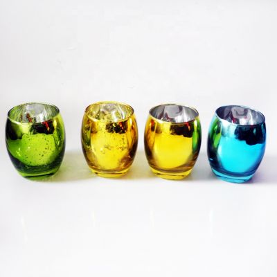 Fashion modeling glass jar candle container glass cup
