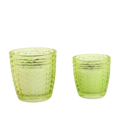 Decorative Glass Candle Cup Glass Jar for Event Outdoor Party