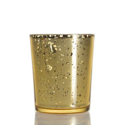 Gold Design Glass Votive Glass Candle Holders Candle Jars 100ml 4oz Candle Container
