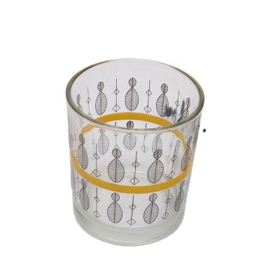 New 2021 Customized Empty Glass Candle Cup for Home Decoration and Restaurant or Hotel