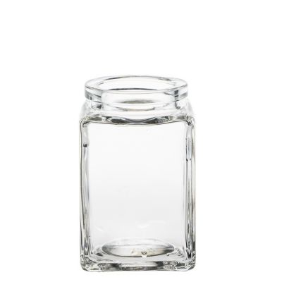 Good Quality 120ml Transparent Empty OEM Square Glass Cube Cheap Candle Holders