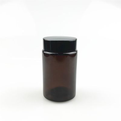 200ml amber brown candle bottle holder glass jar candle container