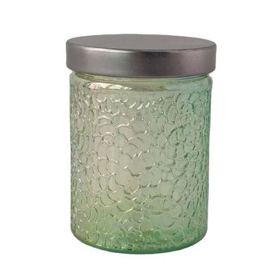 10.5oz modern candle jar candle glass as glass candle jar with lid