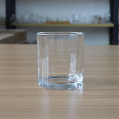 Machine made round heat resistant 20oz glass cup for candle