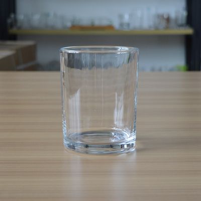 Large volume heat resistant glass cup for candle with 635ml capacity