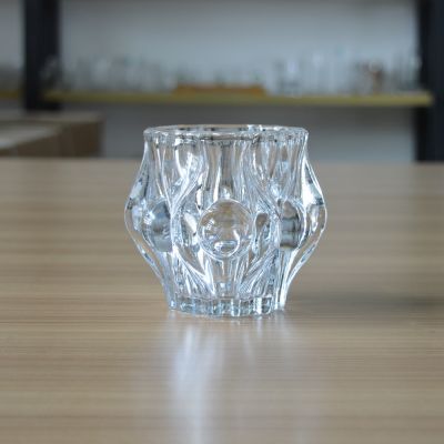 Heavy custom glass candle container/ jar