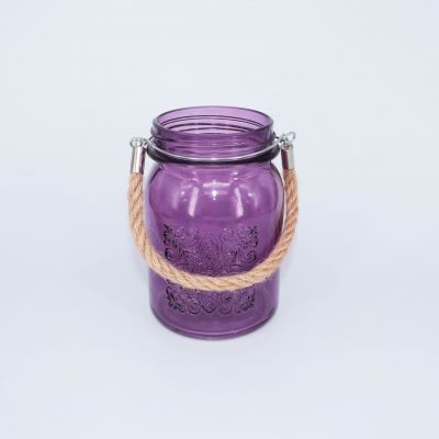 Pure White Glossy Glaze Ceramic Massage Candle Jar With Spout