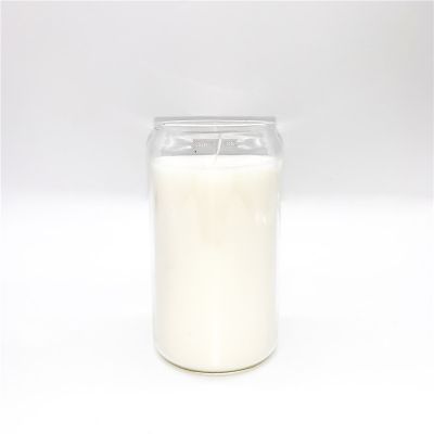 Hot Selling High End Clear High Borosilicate Glass Candle Jar in Bulk