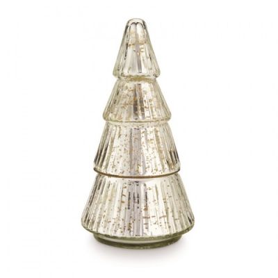 Best Christmas Tree Shaped Glass Candle Votive Holder in Ribbed Finish by For Home Exim