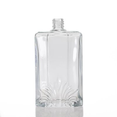 Factory Sale 150ml Perfume Fragrance Glass Bottle Flat Reed Diffuser Clear Bottle