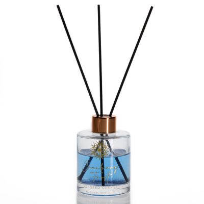 Wholesale Hot Stamping Design Reed Diffuser Bottle 50 ml 100 ml Crystal Perfume Diffuser Bottles