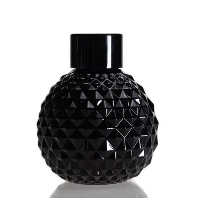 Diamond Design Perfume Aroma Diffuser Bottle 100ml 200ml Diffuser Bottle Glass