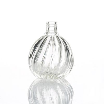 Manufacturer Ball Shape Travel Size Spray Bottles Empty Glass Perfume bottle 80 ml Clear reed glass diffuser bottle
