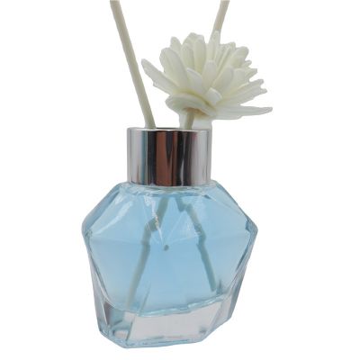 With the rugged and jagged 70 ml glass bottles empty reed Diffuser bottle with screw lid
