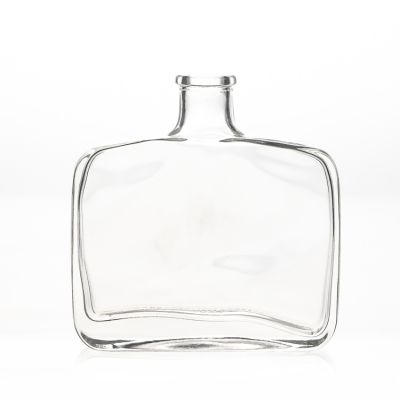Factory Directly Aroma Oil Bottle Empty 330ml Flat Square Diffuser Glass Bottle