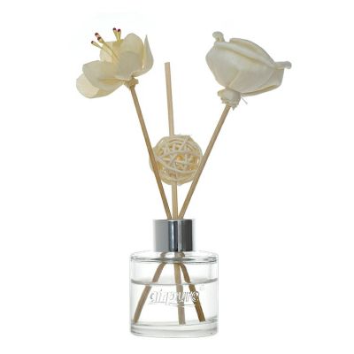 Customized Empty Reed Flower Glass 50ml 100ml 150ml Bottle