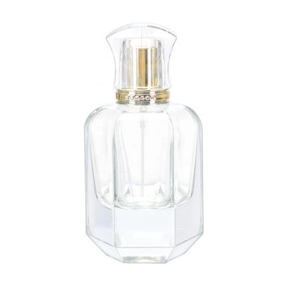 Custom special Shape Empty 50ml 100ml Luxury Crystal Perfume Spray Pocket Bottle with Sprayer Cap