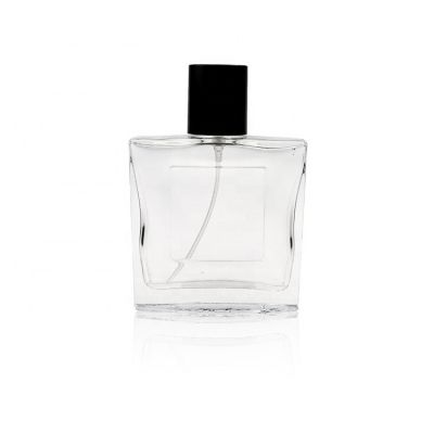 Luxury Square Cologne Men 50 ml Perfume Glass Bottle With Logo Design