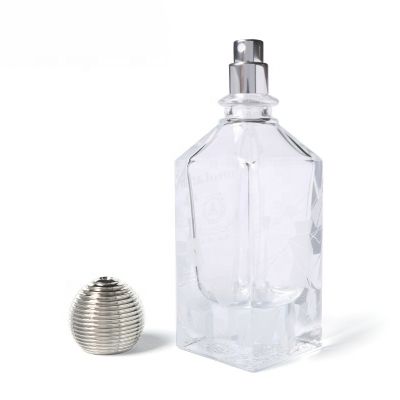 High Quality Luxury Design 10Cl 100Ml Glass Empty Refillable Spray Manufacture Beautiful Perfume Bottle