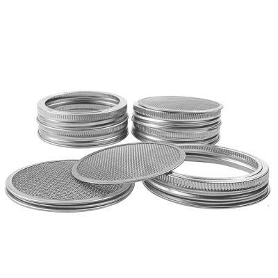 Hot Sale SS304 Material Sprouting Mason Jar Lids for Regular Mouth Sprouting