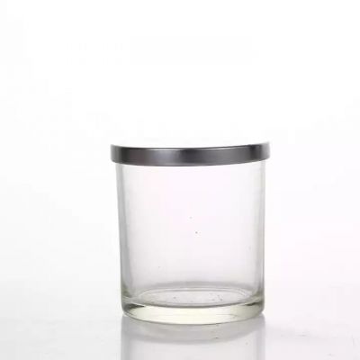 Creative new home glass color with cover candlestick manufacturers wholesale and direct sales