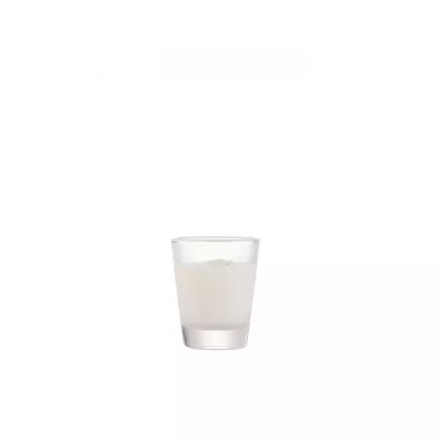 Clear frosted glass candlestick holder with aromatherapy candlestick cups is on sale