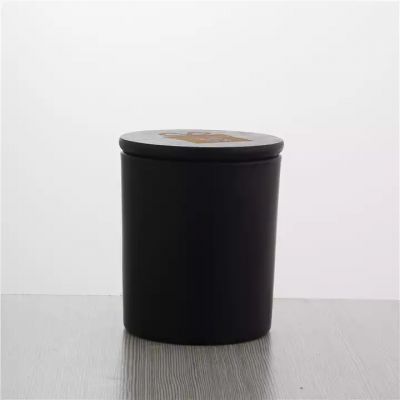 Manufacturers sales Transparent color multi - specification candlestick with lids glass candle jars