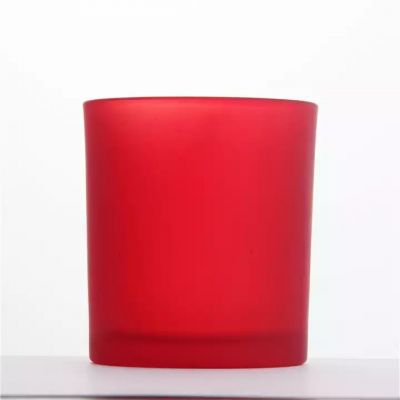 Various specifications and sizes of colored glass candlestick with cover manufacturers sell hot