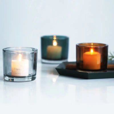 Customized processing of European simple candlestick empty jar aromatherapy candle cup