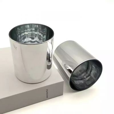 Hot Sale Wholesale Custom Luxury 10oz Candle Jar 315ml Silver Wall Candle Holders With Lid