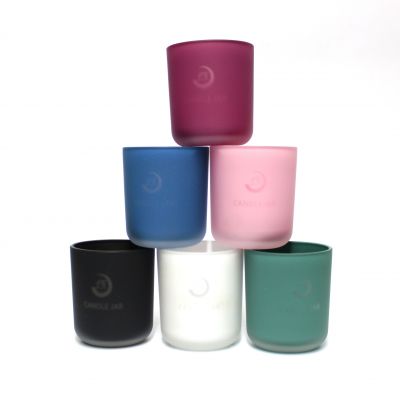 elegant decoration matte wholesale luxury aromatic glass jar candle boxes with custom logo