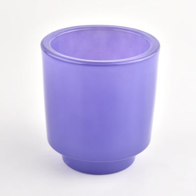 315ml round glass candle vessel with home decor wholesale