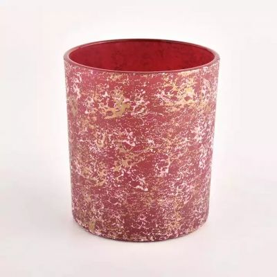 fancy colorful glass candle vessels wholesale