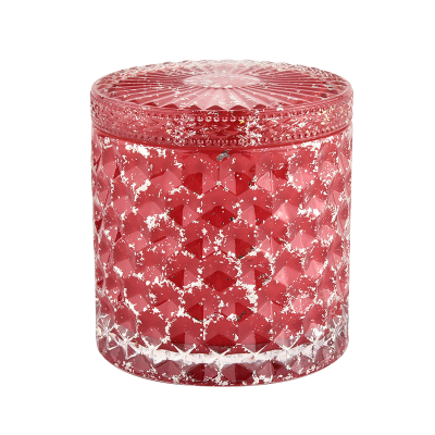 unique candle jar with lid for home decor