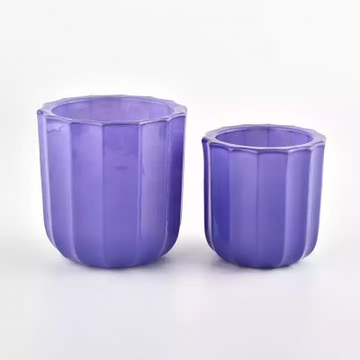 10 oz scented glass candle holders with lids wholesale