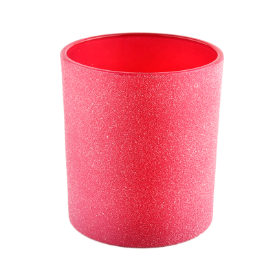 Bulk Wedding Decor Pale Red Glass Candle Jars for candle making