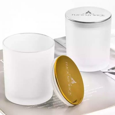 New Design Empty Candle Container Wholesale Glass Candle Cans Nordic Candle Container Luxury