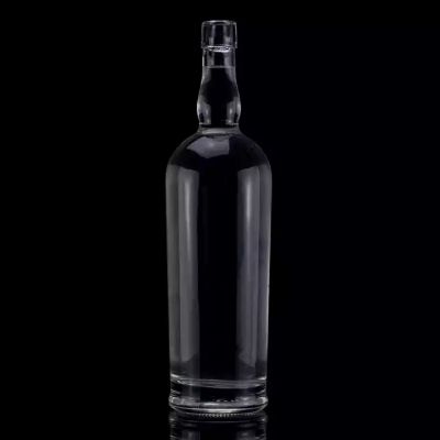 Factory Direct Price Hot Sale Classic Shape Whiskey Bottle 700ml 750ml Free Sample Clear Whiskey Glass Bottle