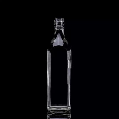 Factory Produce Custom Hot Sale Bottle Type 500ml700ml750ml Clear Super Flint Glass Free Sample Whisky Glass Spirits Bottle