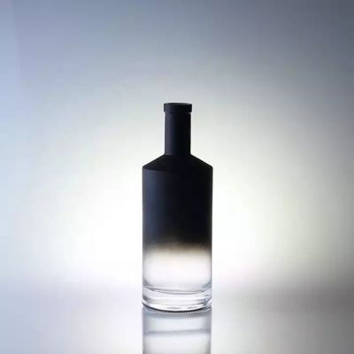 China Manufacturer 700ml 750ml Brandy Bottle Cork Finish 70cl 100cl Round Glass Bottle