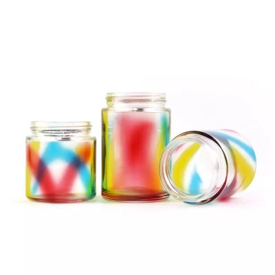 Empty Child Resistant Custom Smell Proof Flower 1G Unique Frosted Small Cosmetic 2Oz 4Oz Glass Cheap Jars In Bulk