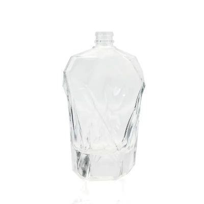transparent design empty whisky vodka brandy spirits glass bottles