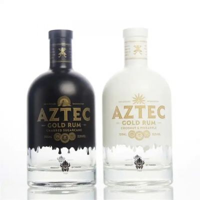 Customized logo 750ml 700ml 1000ml custom extra flint glass bottle with stopper screw cap for whisky liquor bouteille en verre